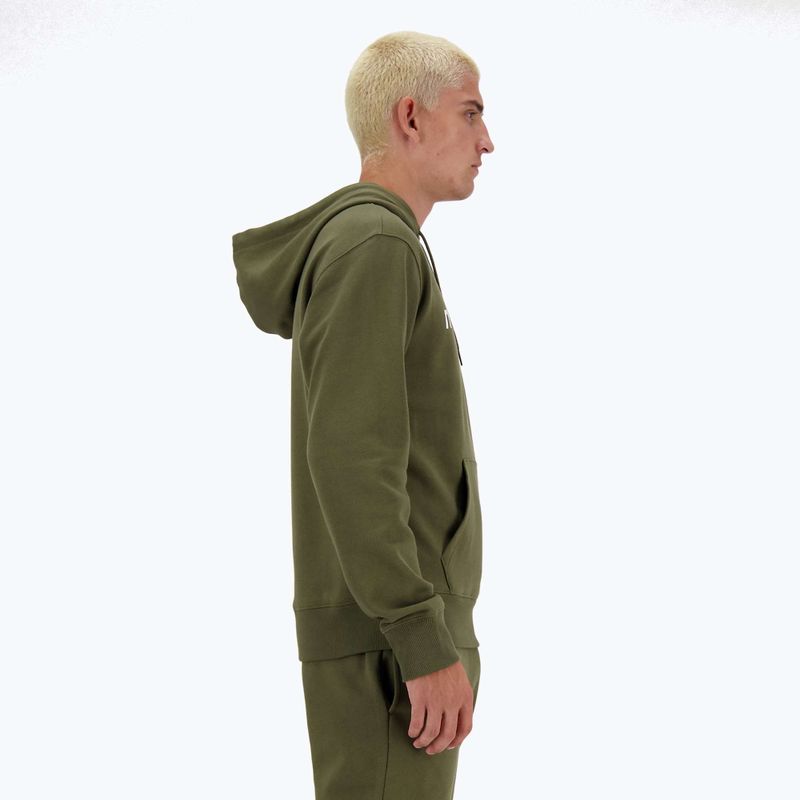 Bluza męska New Balance Core Fleece Hoodie dark moss 2