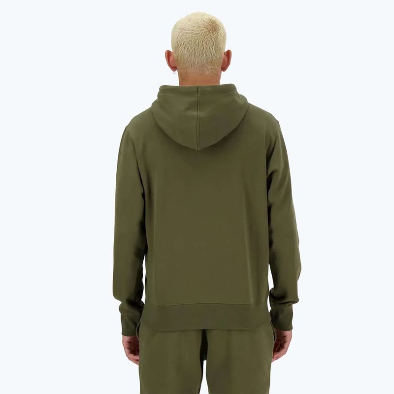 Bluza męska New Balance Core Fleece Hoodie dark moss 3