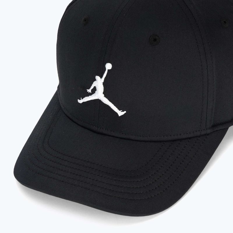 Czapka z daszkiem  Jordan Rise Structured Curved-Bill black/white 3