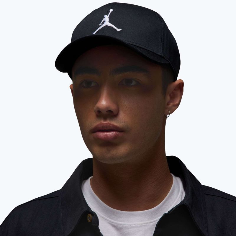 Czapka z daszkiem  Jordan Rise Structured Curved-Bill black/white 5
