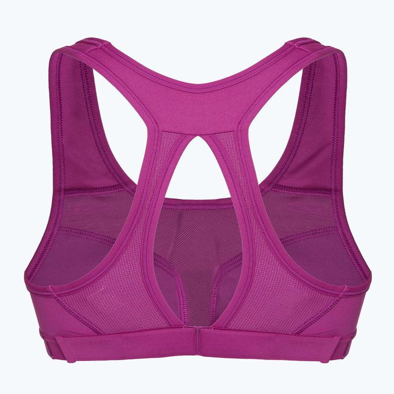 Biustonosz treningowy Nike Swoosh High Support hot fuchsia/white 2