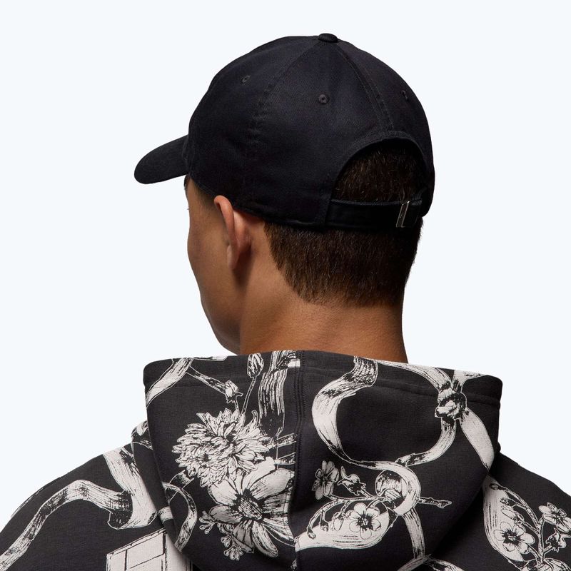 Czapka z daszkiem  Jordan Club Unstructured Curved-Bill black/black 6