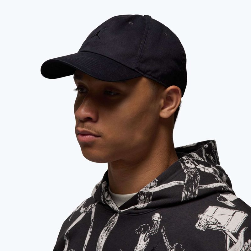 Czapka z daszkiem  Jordan Club Unstructured Curved-Bill black/black 7