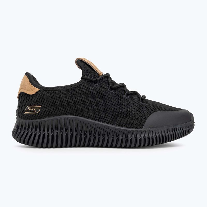 Buty męskie SKECHERS Bobs Sport Geo City Dapper black 2