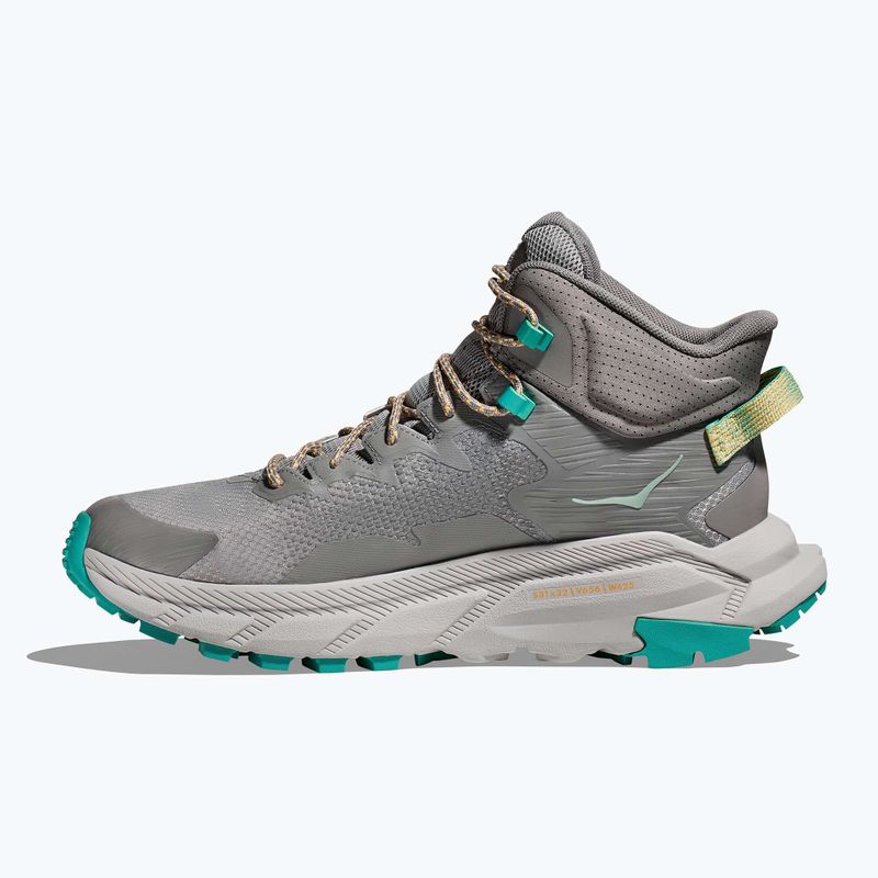 Buty turystyczne męskie HOKA Trail Code GTX galactic grey/electric aqua 11