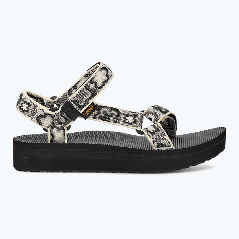 Sandały damskie Teva Midform Universal neon floral black/white 8
