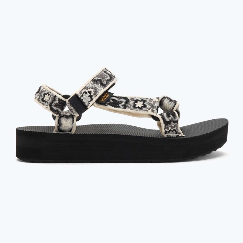 Sandały damskie Teva Midform Universal neon floral black/white 2