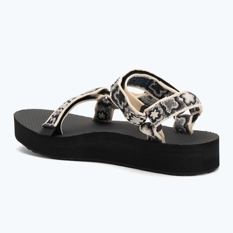 Sandały damskie Teva Midform Universal neon floral black/white 3