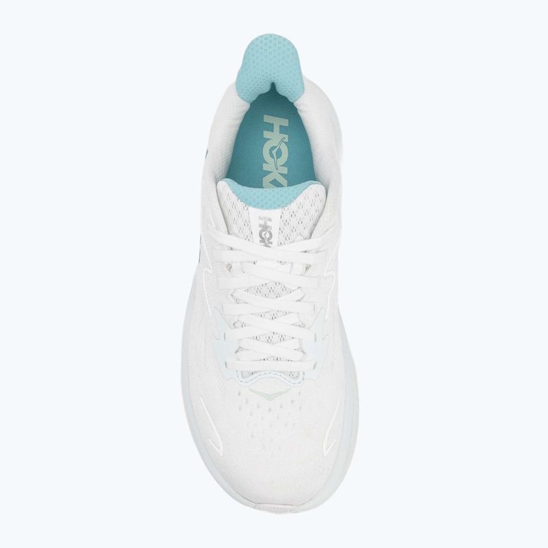 Buty do biegania damskie HOKA Clifton 10 white/cielo blue 5