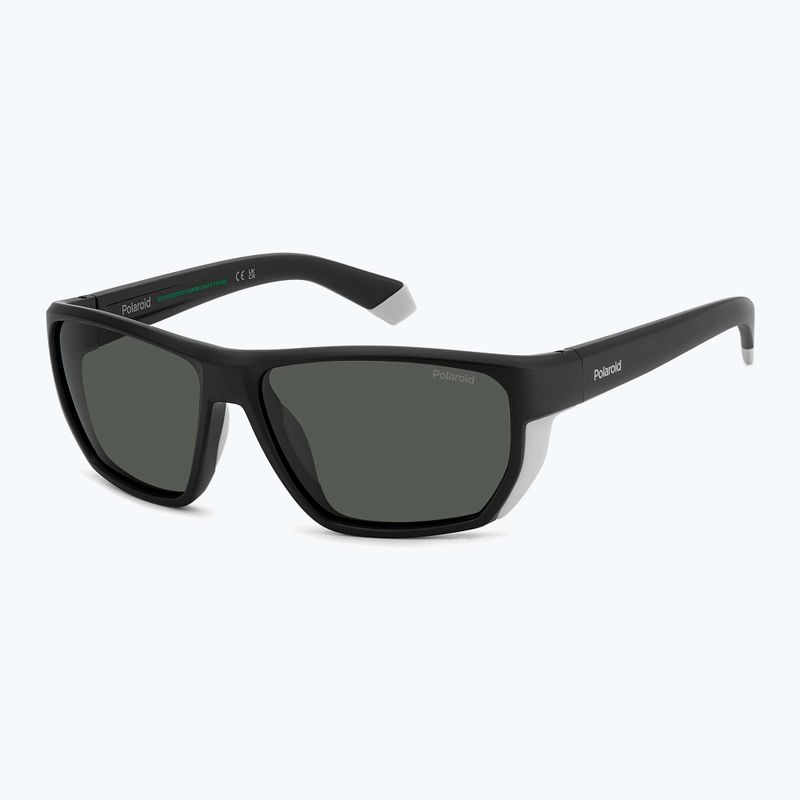 Okulary przeciwsłoneczne męskie Polaroid PLD 7057/S matte black/grey polarized 2