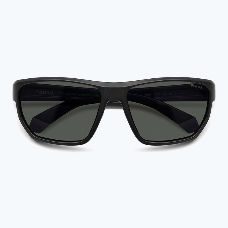 Okulary przeciwsłoneczne męskie Polaroid PLD 7057/S matte black/grey polarized 4