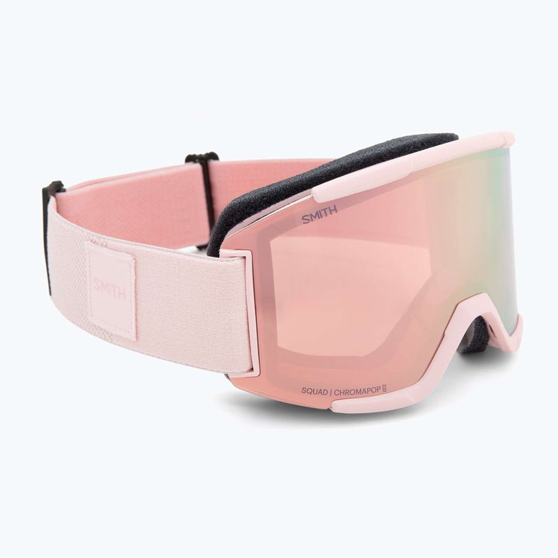 Gogle narciarskie  Smith Squad carnation/chrp everyday rose gold mirror/clear 2
