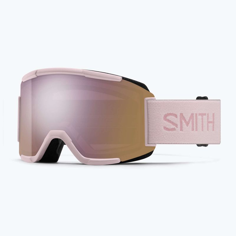 Gogle narciarskie  Smith Squad carnation/chrp everyday rose gold mirror/clear 6