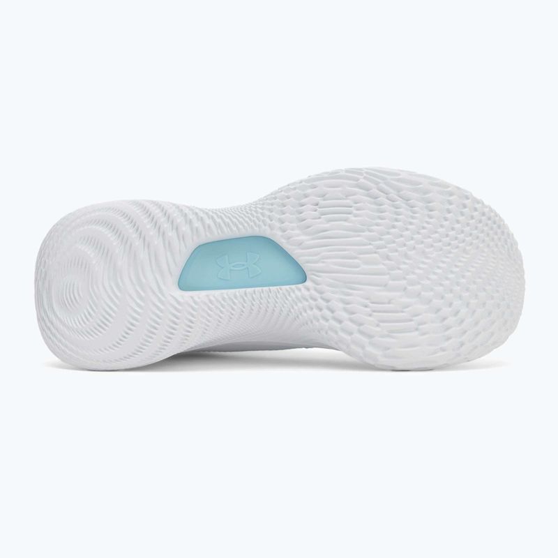 Buty do koszykówki Under Armour CURRY 4 FLOTRO white/stream/metallic silver 4
