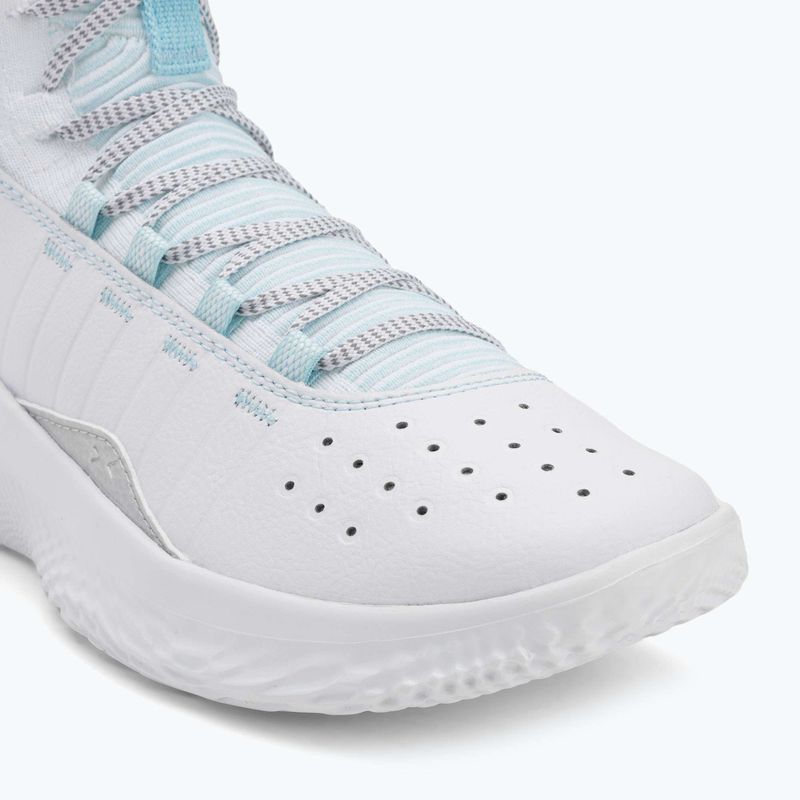 Buty do koszykówki Under Armour CURRY 4 FLOTRO white/stream/metallic silver 7