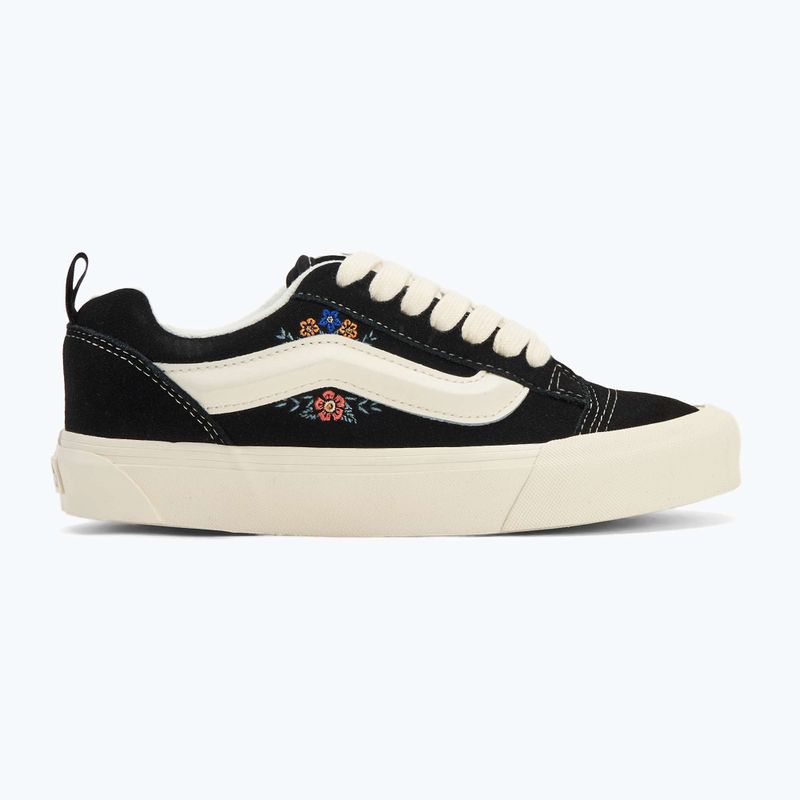 Buty damskie Vans Knu Skool black floral 2