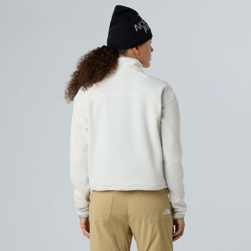 Bluza damska The North Face Glacier Fleece 1/2 Zip Short white dune 3