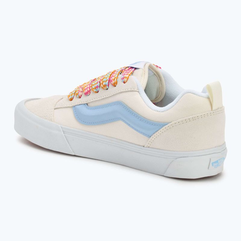 Buty Vans Knu Skool oversized lace white/blue 3
