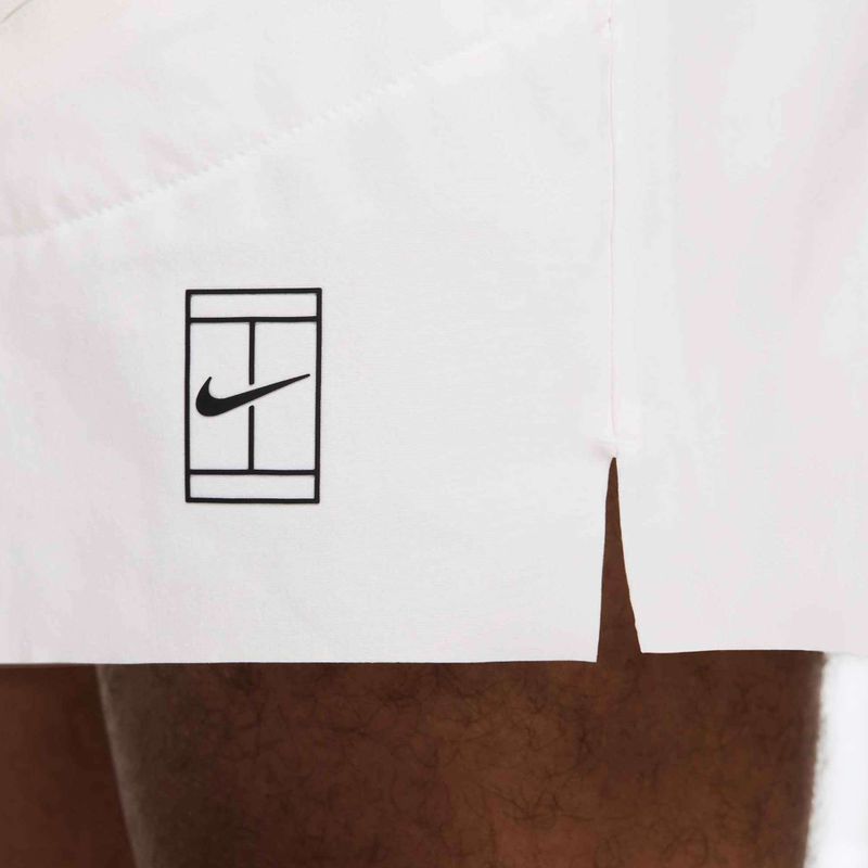 Spodenki tenisowe męskie Nike Court Dri-Fit Advantage 6" white/black 6