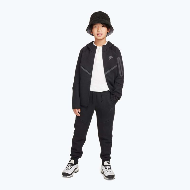 Bluza dziecięca Nike Sportswear Tech Fleece Full Zip black/black/black 2