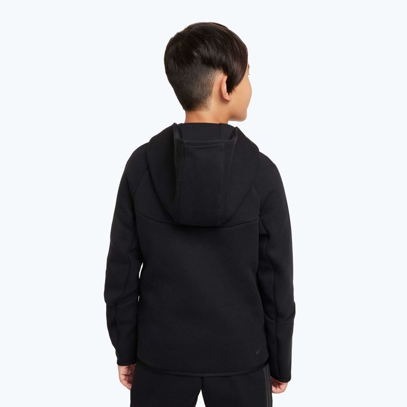 Bluza dziecięca Nike Sportswear Tech Fleece Full Zip black/black/black 3