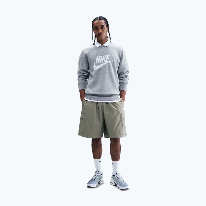Bluza męska Nike Sportswear Club Graphic Fleece Crew dark grey heather/white 2