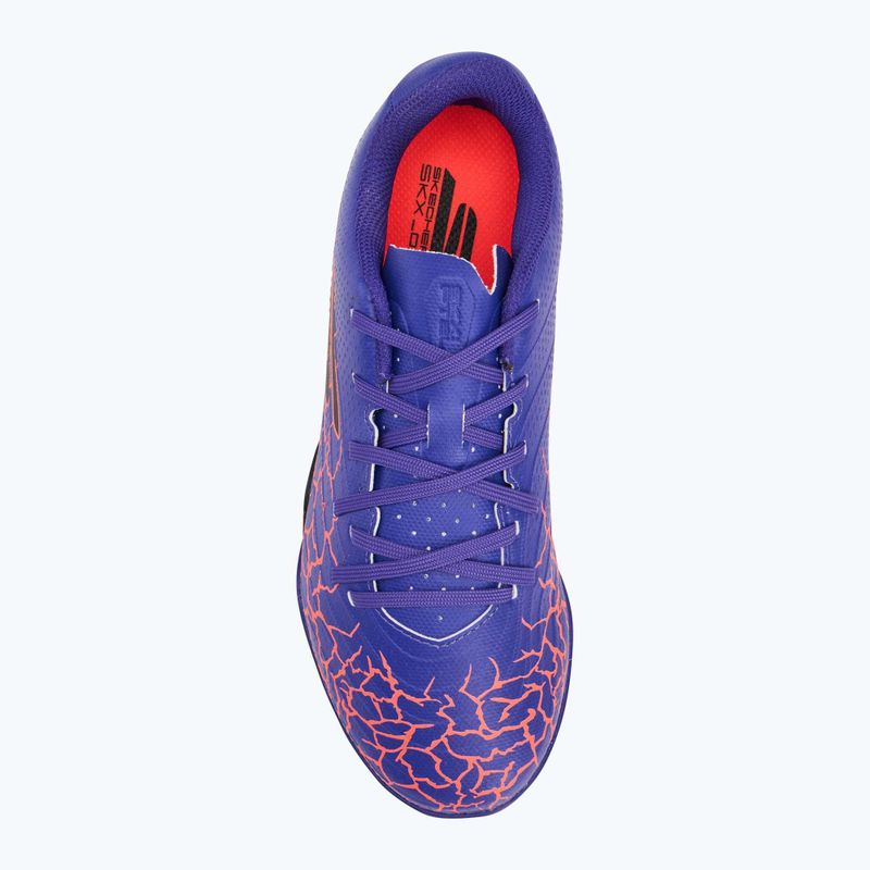 Buty piłkarskie dziecięce SKECHERS SKX Gold 1.5 TF purple 5