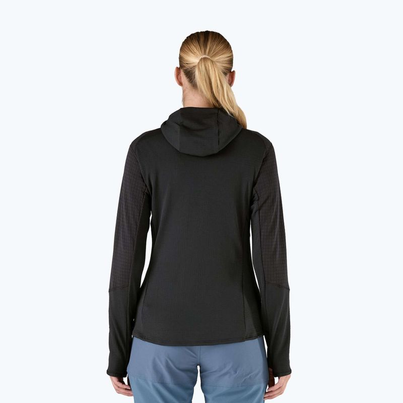Kurtka softshell damska Patagonia R1 Hybrid Pullover Hoody black 2