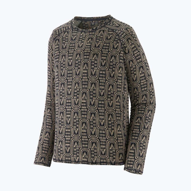 Bluza termoaktywna męska Patagonia Cap Mid Weight Crew flow/sunken blue 3
