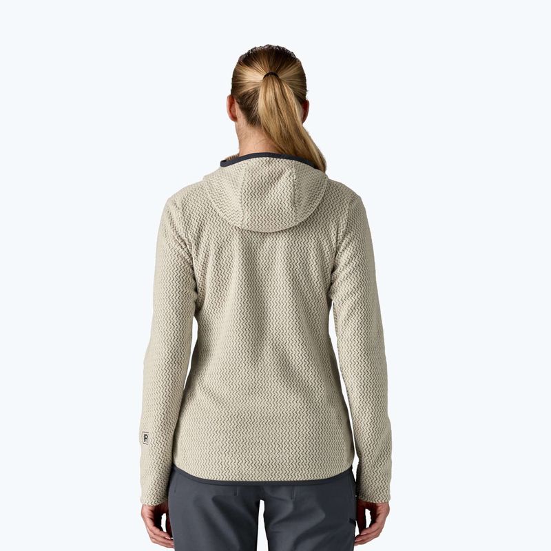 Bluza polarowa damska Patagonia R1 Air Full-Zip Hoody wool white 2