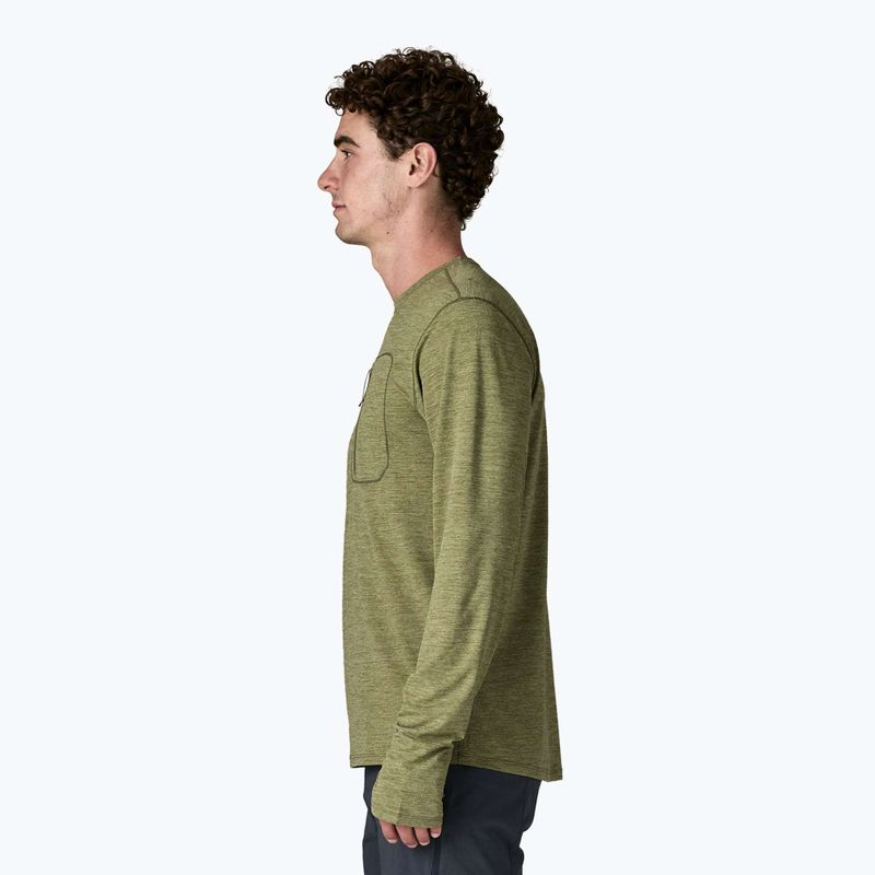 Longsleeve męski Patagonia Capilene Cool Sun caper green/buckhorn green x-dye 4