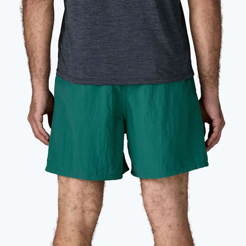 Spodenki męskie Patagonia Baggies 5" 95 oval logo/gem green 3
