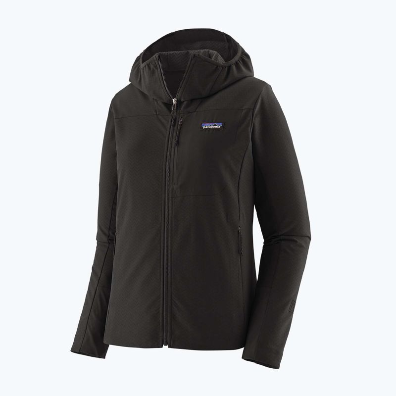 Kurtka softshell damska  Patagonia R1 CrossStrata Hoody black 5