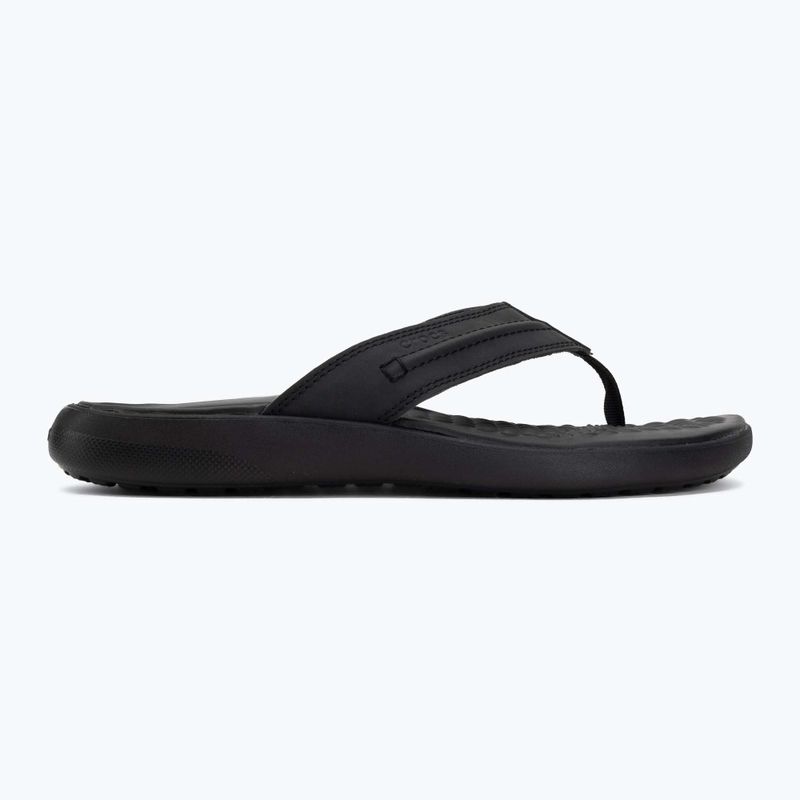 Japonki Crocs Yukon Vista II Leather black/black 2