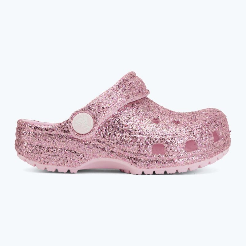Klapki dziecięce Crocs Classic Chunky Glitter 211940 pink milk 3