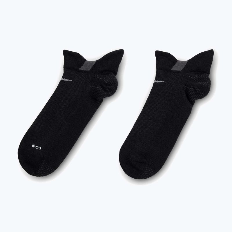 Skarpety Nike Running Lightweight No-Show black/dark smoke grey/smoke grey 2