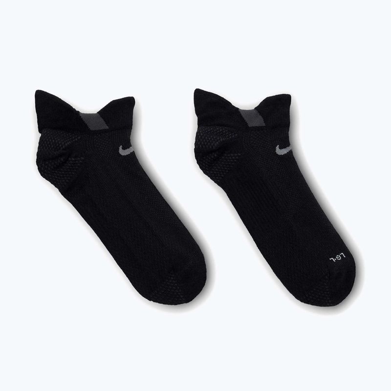 Skarpety Nike Running Lightweight No-Show black/dark smoke grey/smoke grey 3