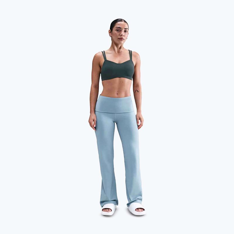 Biustonosz treningowy Nike Zenvy Strappy seaweed/white 2