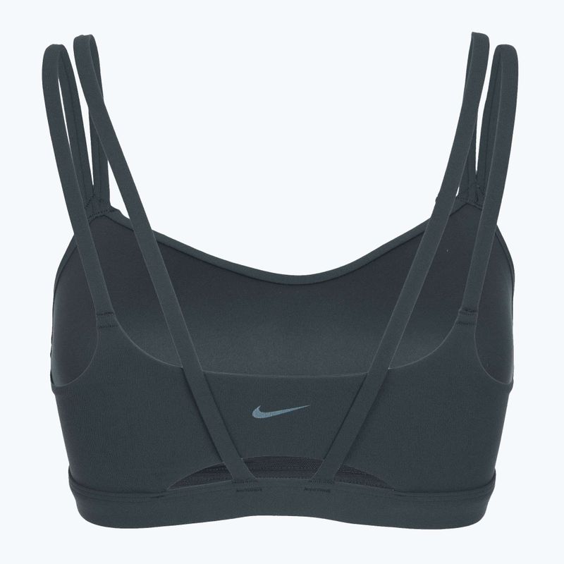 Biustonosz treningowy Nike Zenvy Strappy seaweed/white 7