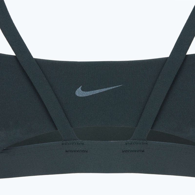 Biustonosz treningowy Nike Zenvy Strappy seaweed/white 8