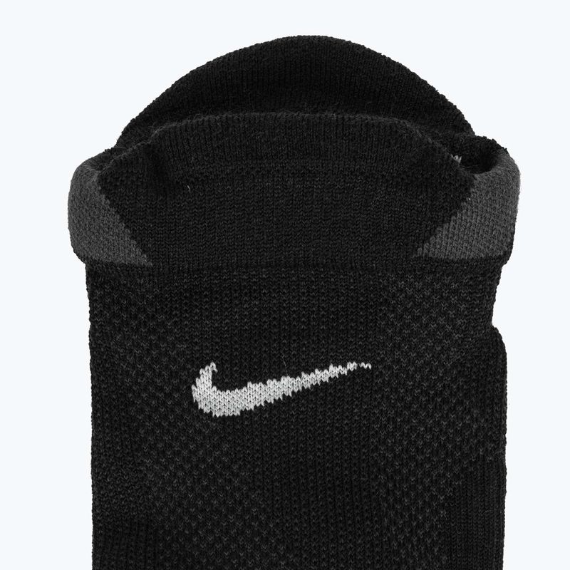 Skarpety Nike Running No-Show Wool black/dark smoke grey/light smoke grey 3