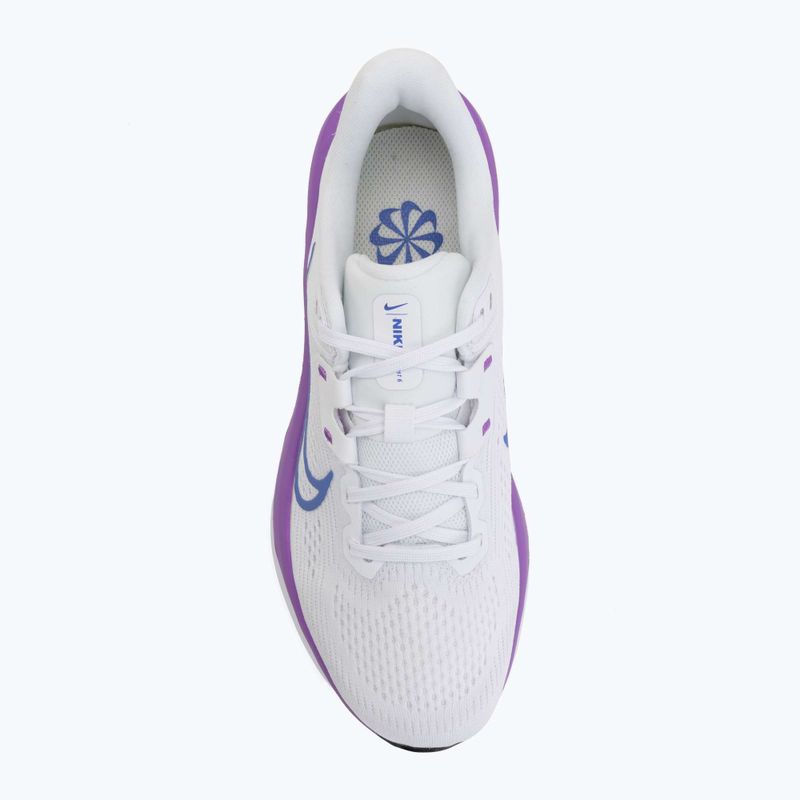 Buty do biegania damskie Nike Quest 6 white/black/bright violet/sapphire 5