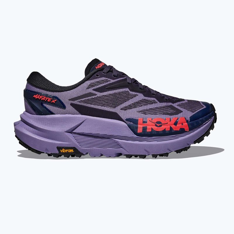 Buty do biegania damskie HOKA Mafate X berry jam/squid ink 10