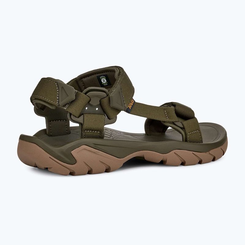 Sandały męskie Teva Terra Fi 5 Universal dark olive/honey brown 9