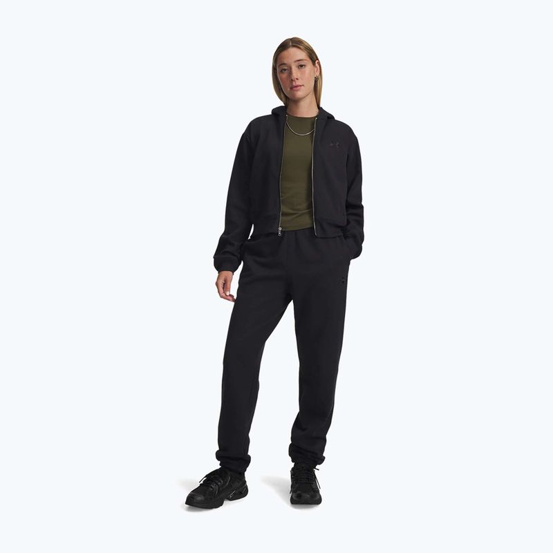 Spodnie treningowe damskie Under Armour Icon Vida Fleece Jogger black/black 2
