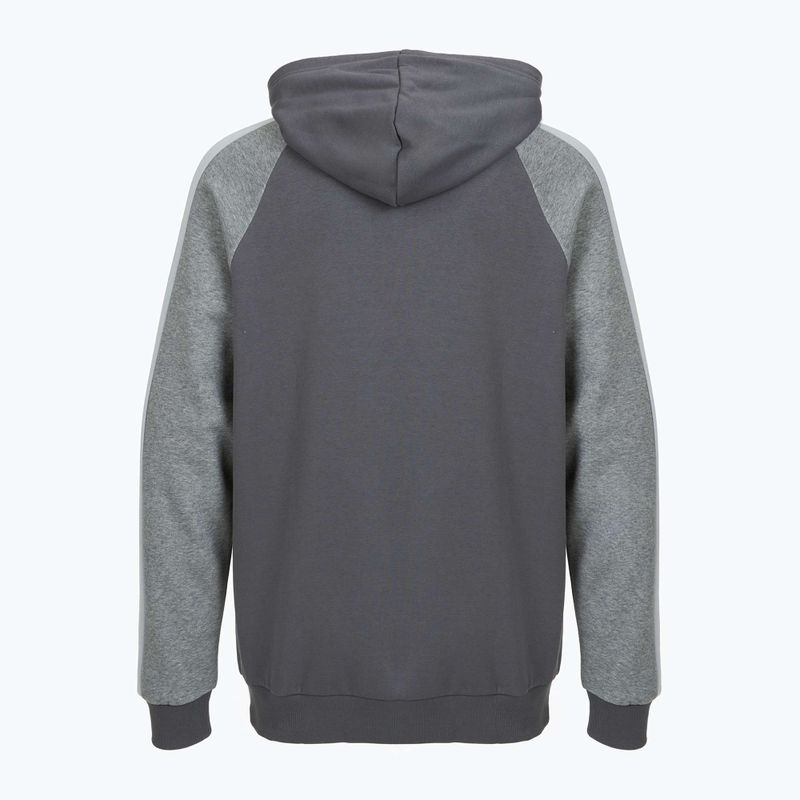 Bluza męska Under Armour Rival Fleece Colorblock Hoodie castlerock/mod gray/white 4