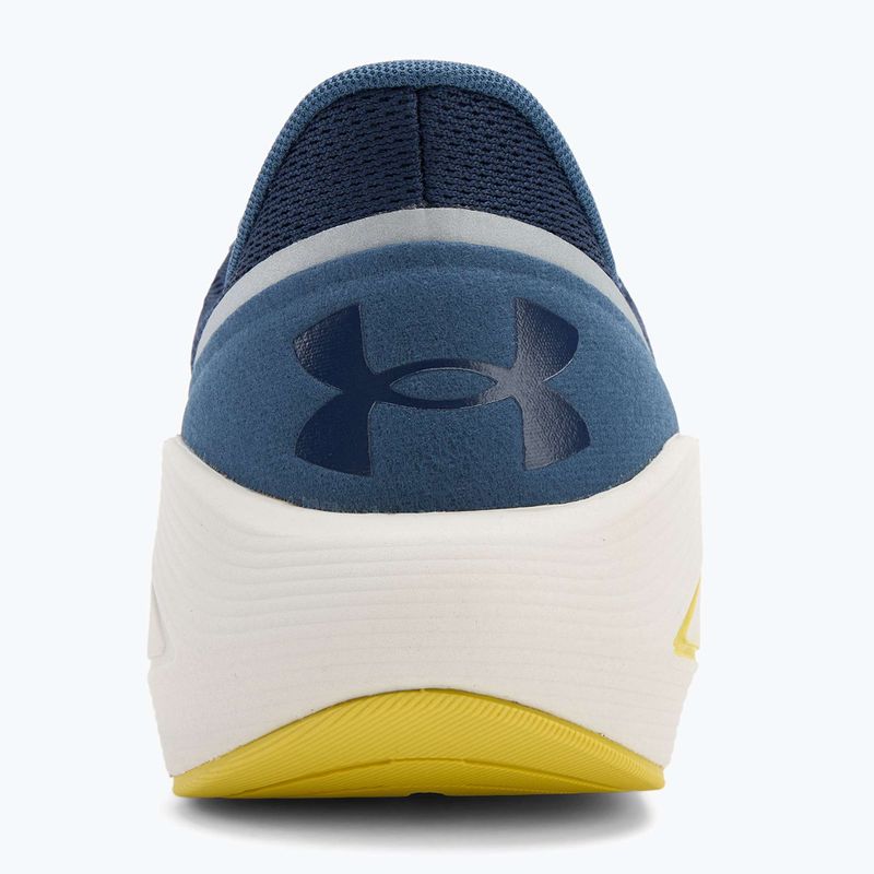 Buty do biegania męskie Under Armour Sonic 7 washed navy/nu blue/yellow shade 6