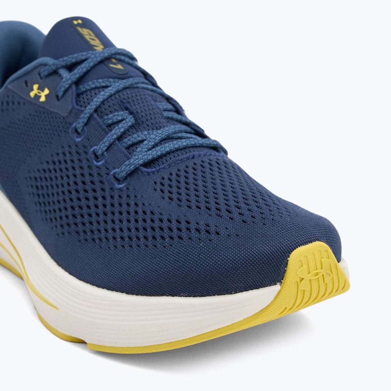 Buty do biegania męskie Under Armour Sonic 7 washed navy/nu blue/yellow shade 7