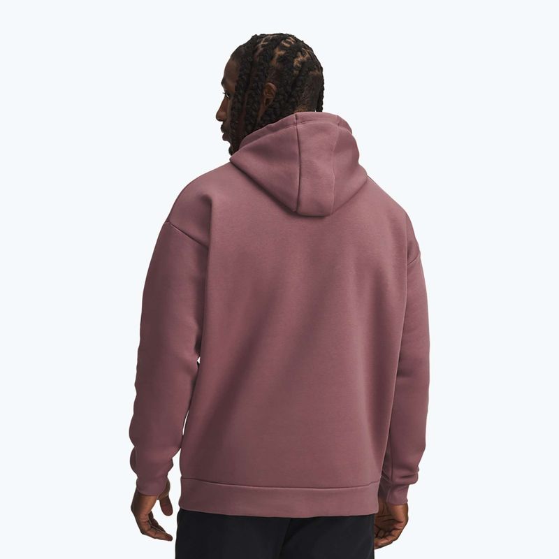 Bluza męska Under Armour Project Rock Icon Hoody maroon mist/black 2