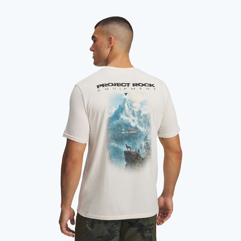 Koszulka treningowa męska Under Armour Project Rock Q4 2 stobe/black 2